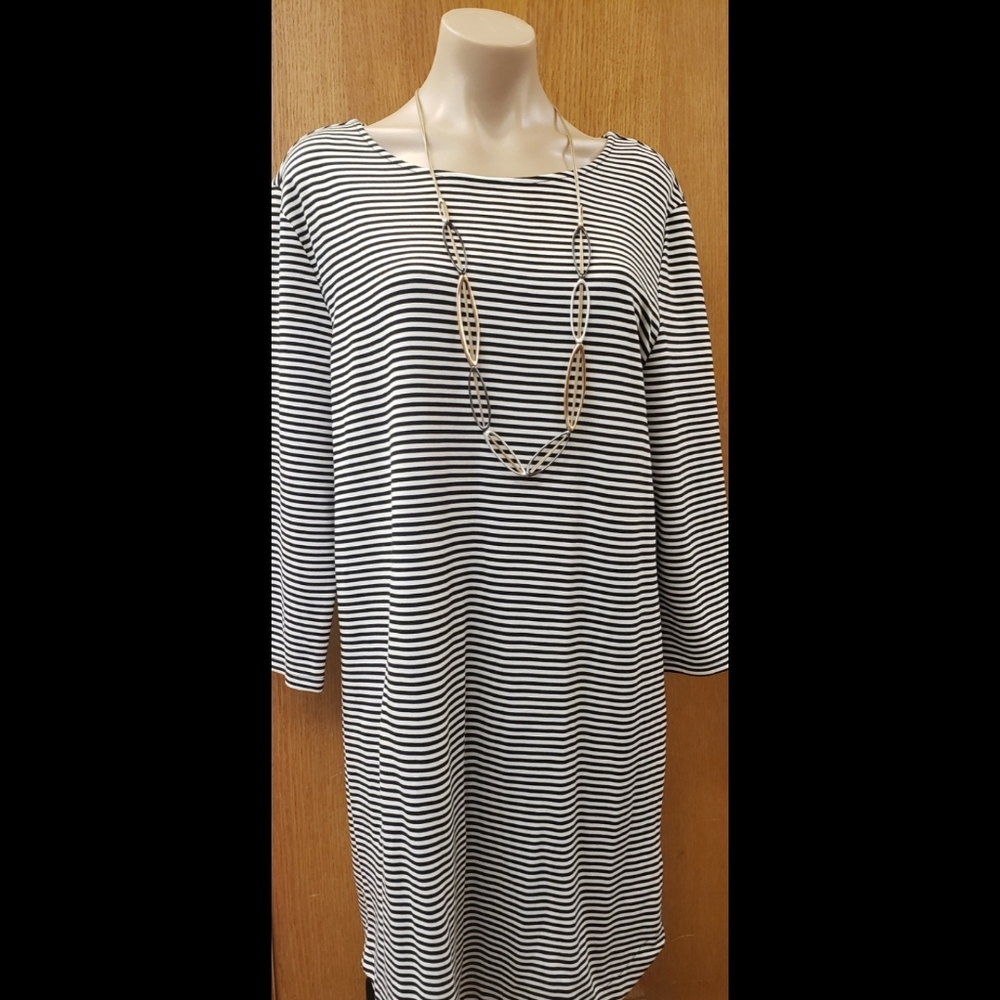 NWT Black & White Striped Dress
